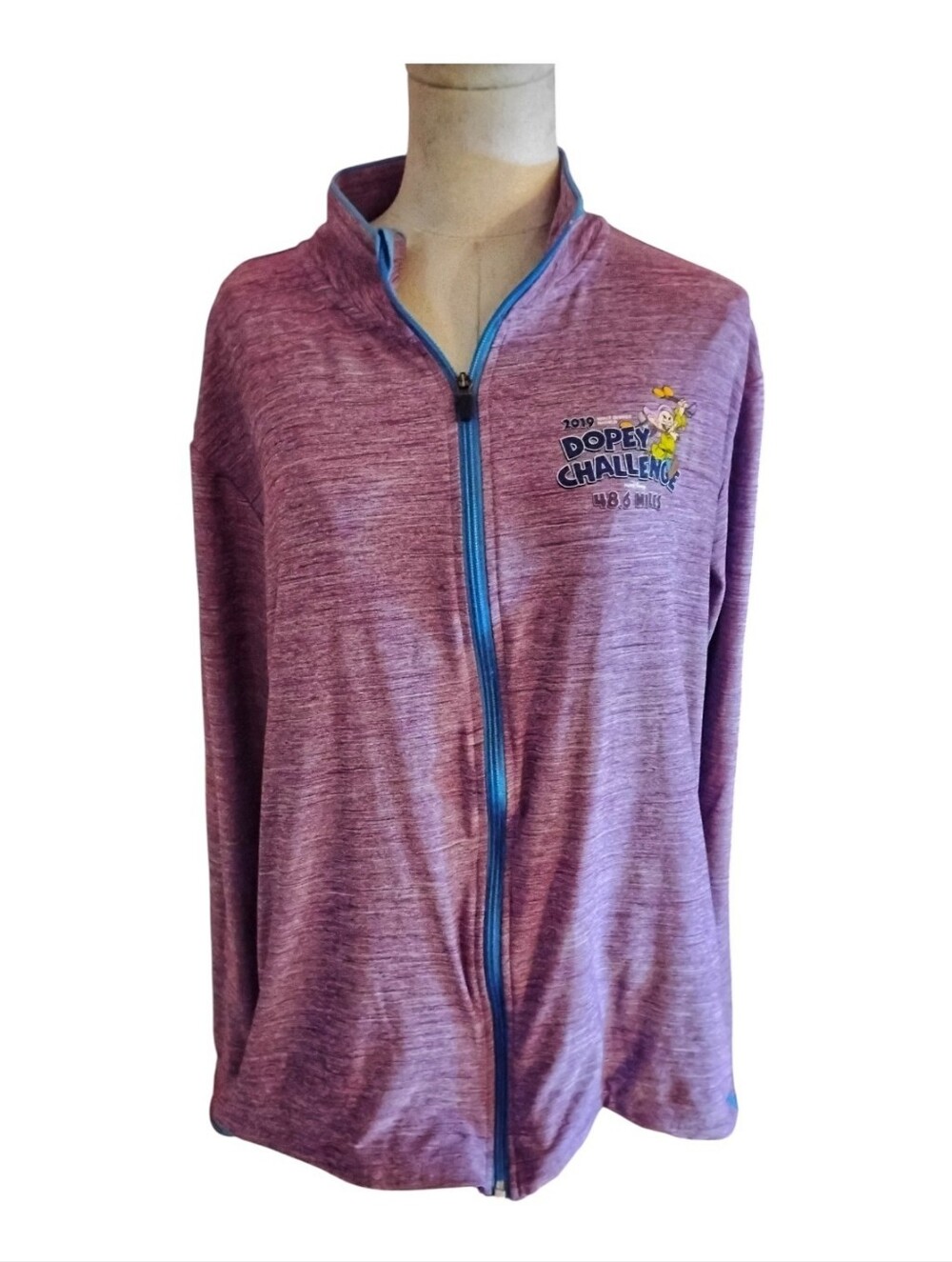 Rare Disney Dopey Challenge 48.6 Miles‎ Track Jacket Size XXL